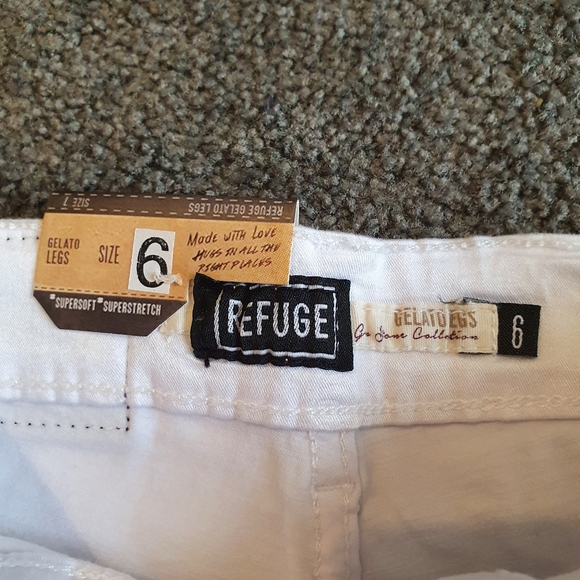 Refuge white skinny jeans size 6 NWT - Picture 7 of 8
